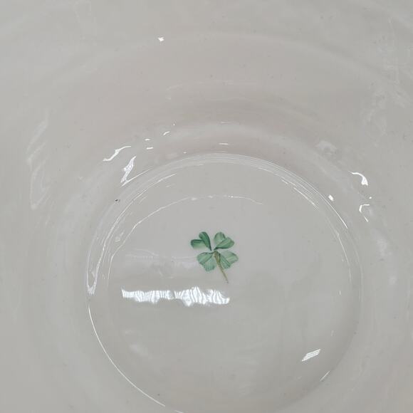 Belleek Irish Tara Shamrock Collection Large Porcelain Cottagecore‎ Mixing Bowl - Picture 6 of 9